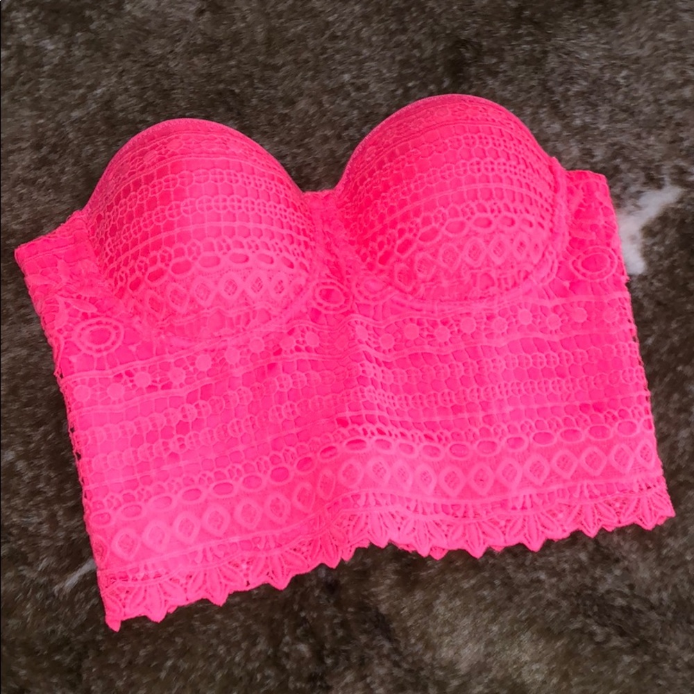 Cute pink crochet top